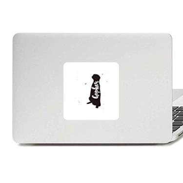 Imagem de Adesivo de girafa preto e branco animal decalque vinil paster laptop decoração PC