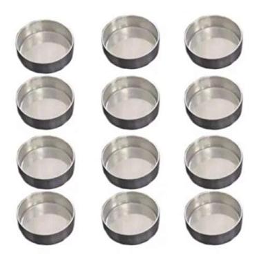 Imagem de Forminha Pão De Mel N°1 Kit Com 50 Unidades Aluminio 5cm