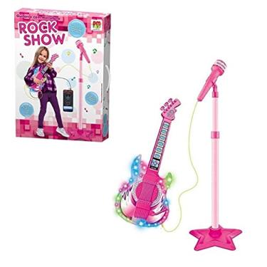 Imagem de Rock Show Guitarra infantil + Microfone C/ Pedestal