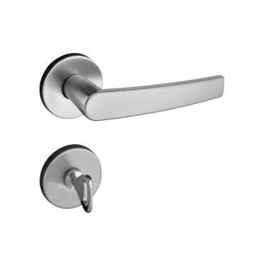 Imagem de Fechadura Concept Roseta 401 Banheiro Cromo Acetinado Pado