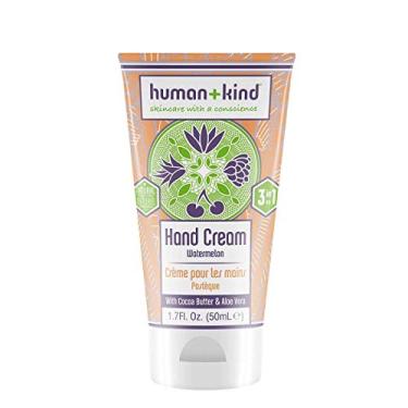 Imagem de Human+Kind Creme para Mãos – Nutre e Hidrata Mãos, Cotovelos e Pés – Enriquecido com Óleo de Abacate e Manteiga de Karité – Hidratrante para Mãos Natural e Vegano - Fragrância Melancia – 50g