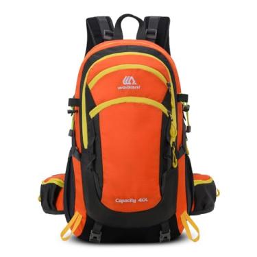 Imagem de Daconovo Mochila de caminhada 40L à prova d'água para viagem ao ar livre mochila de acampamento para mulheres e homens