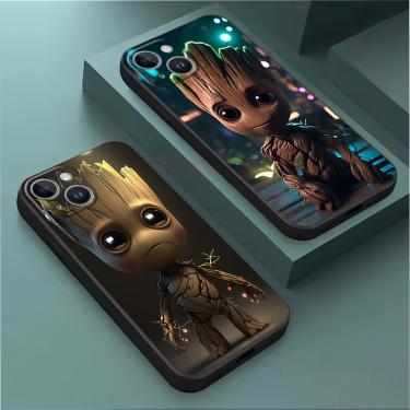 Imagem de Capa de Silicone Matte Armor Phone  Capa do Grupo Marvel  Apple iPhone 8 Plus SE XS X 7 6s 14 13 15