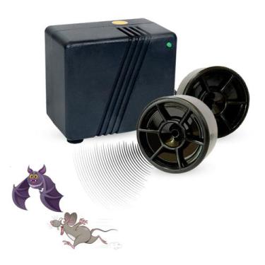 Imagem de Espanta Rato E Morcego Repelente Eletrônico Ultrassônico Repele Roedor