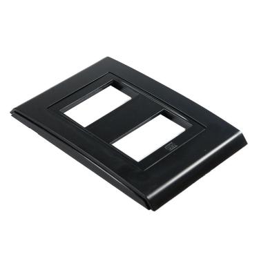 Imagem de Placa 4x2 2 Posicoes Refinatto Weg Preto