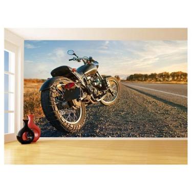 Imagem de Papel De Parede 3D Moto Esporte Viagem Estrada 3,5M Bkm106 - Você Deco