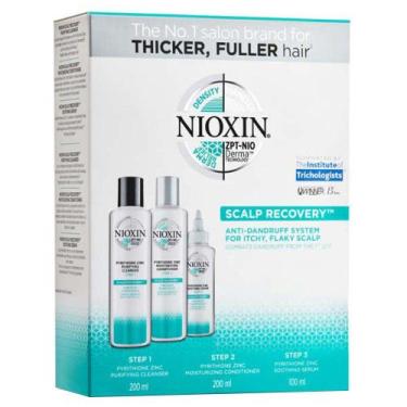 Imagem de Nioxin Scalp Recovery Kit Shampoo Condicionador Tratamento