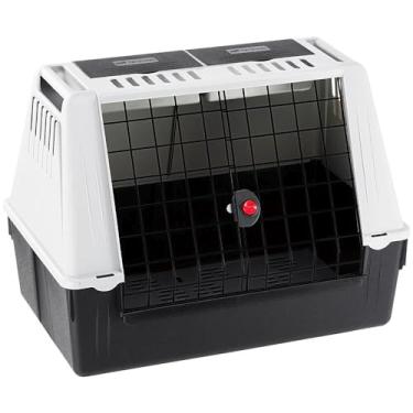 Imagem de Ferplast Atlas Car 80, Caixa de Transporte Para Animais Para Carro, Cinza Ferplast para Cães, Capacidade 20kg