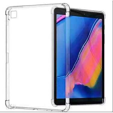 Imagem de Capa para Tablet Samsung Galaxy Tab A T290 T295 Tela 8 Polegadas Traseira de Silicone Anti Impacto