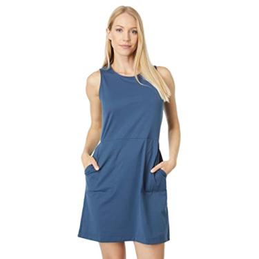 Imagem de adidas Vestido feminino, Gola redonda azul-marinho, G