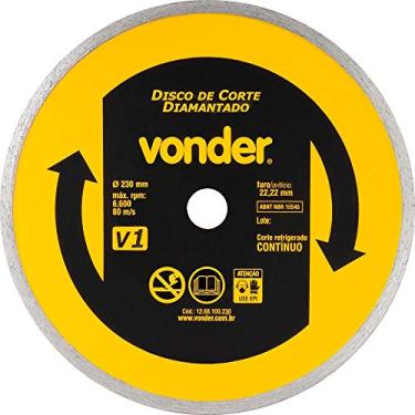 Imagem de Vonder, Disco De Corte Diamantado, 230 Mm, Contínuo, V1.