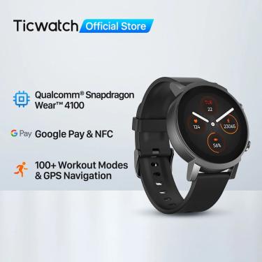 Imagem de Ticwatch E3 Wear OS Smartwatch para Homens e Mulheres Snapdragon 4100 8GB ROM IP68 À Prova D' Água