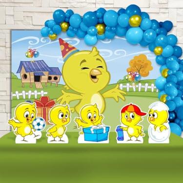 Imagem de Kit Decoração Festa de Aniversário Infantil Pintinho Amarelinho