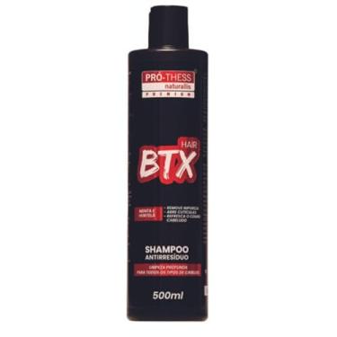 Imagem de Shampoo Antirresíduos BTX Hair 500ml Botox Progressiva para Limpeza Profunda e Estimulo ao Crescimento Capilar Pro Thess