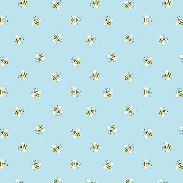 Imagem de Embalagem de presente premium Jillson Roberts com 6 rolos disponível em 16 desenhos, Honey Bees