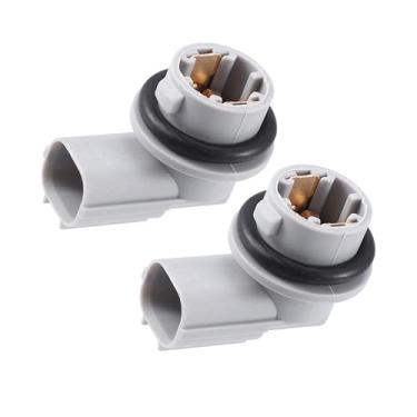 Imagem de Motoforti Suporte de lâmpada de luz de marcador lateral, para Honda Civic Sedan Hatchback 2016-2021, plástico, nº 33304-TET-H01, cinza, 2 peças