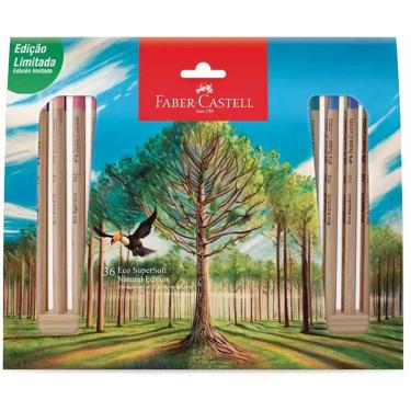 Imagem de Lapis De Cor Supersoft Natural Edition 36 Cores Faber Castell