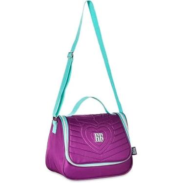 Imagem de Lancheira Térmica Escolar Rebecca Bonbon Original Matelassê RB2442 (Roxo)