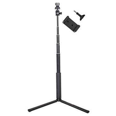 Imagem de Smatree Bastão de selfie telescópico SQ2 com tripé compatível com OSMO 360, Insta360 X5, GoPro Hero 13/12/11/10/9/8/7/6/5/4/3, AKASO Brave 7 LE, DJI OSMO Action 5Pro/4/3, Ricoh Theta S/V, câmera