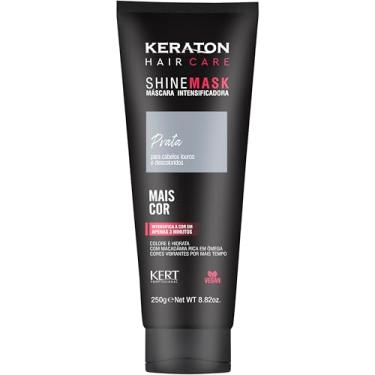 Imagem de Keraton, Máscara matizadora hidratante, Trata e colore, Para cabelo loiro e descolorido, Shine Mask, 250g, Prata