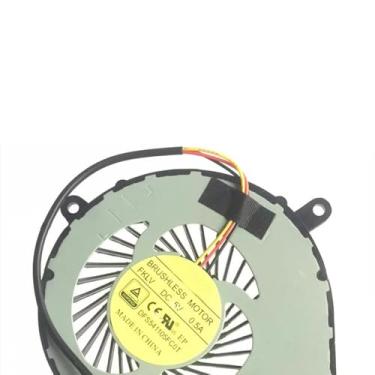 Imagem de 3PIN Laptop GPU FAN Para CLEVO P650 P650SE P651SE P670SG P670SE P670SA P671SA DFS541105FC0T-FKLV 6-31-P6502-201 DFS541105FC0T FKLV Sem tampa traseira Novo