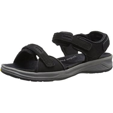 Imagem de Sandália feminina Drew Cascade Barefoot Freedom casual confortável com palmilha removível, Preto, 5