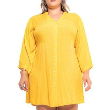 Imagem de Saída de praia plus size camisão chamise-Feminino