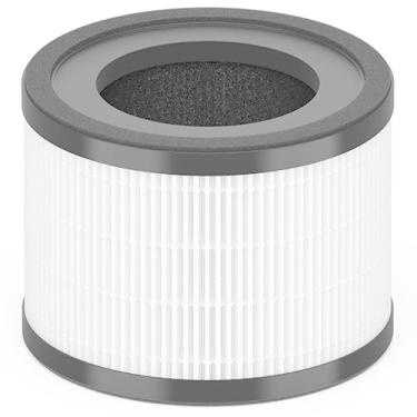 Imagem de Filtro de substituição HEPA verdadeiro AP-S0610L compatível com filtro purificador de ar MOOKA AP-S0610L, substituição de filtro de ar HEPA verdadeiro 3 em 1 H13, 1 pacote