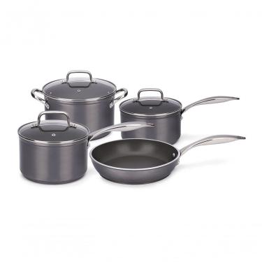 Imagem de Conjunto De Panelas 4 Peças, Cinza, Com Antiaderente Ceramic Life Linha Unique Cinza Brinox