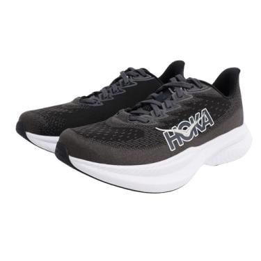 Imagem de Hoka Tênis masculino Mach 6, Preto/branco, 9.5