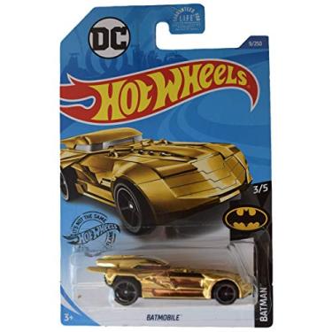 Imagem de Hot Wheels Batmóvel Batman 9/250, Gold