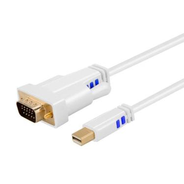 Imagem de Cabo Mini Displayport VGA 1080p 1920x1200 MDP 4.5M 4,5 Metro - HDMatte