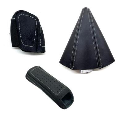 Imagem de Kit capas Vectra manual 2001 a 2005 Luva do freio e manopla marcha e C