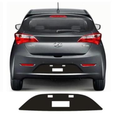 Imagem de Adesivo Carro Para-Choque Traseiro Placa Hyundai Hb20 Hatch - X11 Auto