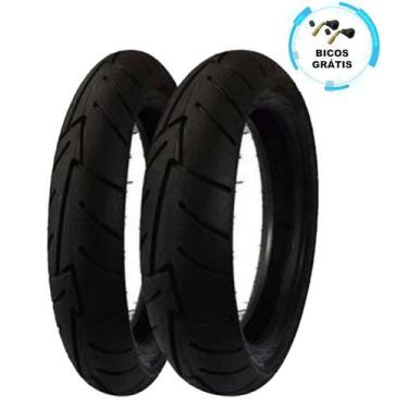 Imagem de Par Pneu Maggion 350-10 Street Sport Suzuki Burgman / Lindy 125 + Bico
