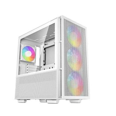 Imagem de Gabinete Gamer DeepCool CH560 WH, Mid Tower, Vidro Temperado, Sem Font