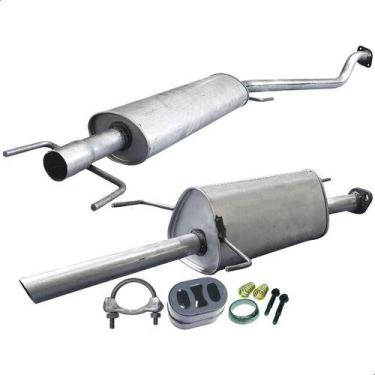 Imagem de Kit Escapamento Abafador + Silencioso Astra Sedan 1.8 2.0 - ScapJá
