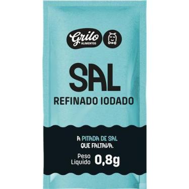 Imagem de Sal grilo sachê 0,8g c/ 1.000 unidades