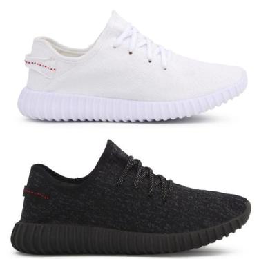 Imagem de Kit Tenis Masculino Academia Super Confortavel Boost 2 pares - Impax, 