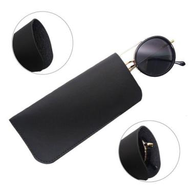 Imagem de Kit 100 Estojo para Oculos Porta Oculos de Sol Case Capinha Portatil F