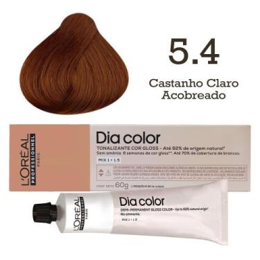 Imagem de Tonalizante Dia Color 5.4 Castanho Claro Acobreado L'Oréal - L'oreal P
