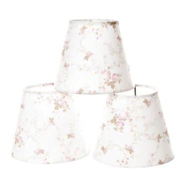 Imagem de Jogo Cúpulas Para Lustre Rosa Quarto Bebê Infantil (3 Unid.) - Potinho