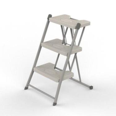 Imagem de Escada Dobrável 3 Degraus Anodilar