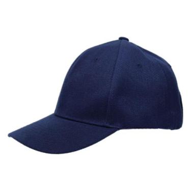 Imagem de Boné Aba Curva Azul Marinho Para Personalizar Com Regulador - 1 Peça -