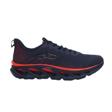 Imagem de Tênis Running Masculino Olympikus Diffuse 5 Azul E Laranja, Chbslr, 38