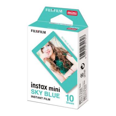 Imagem de Filme Instax Mini Sky Blue com 10 Fotos Fujifilm