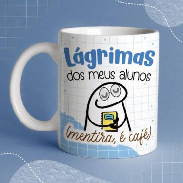 Imagem de Caneca porcelana branca 325ml - Flork dia dos professores - Criative-s