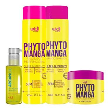 Imagem de Kit Widi Phytomanga Shampoo Finalizador Máscara Argan Oil - Widi Care