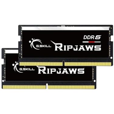 Imagem de G.SKILL Ripjaws DDR5 SO-DIMM Series DDR5 RAM 32GB (2x16GB) 4800MT/s CL38-38-38-76 1,10V Unbuffered Non-ECC Notebook/Laptop Memory SODIMM (F5-4800S3838A16GA2-RS)