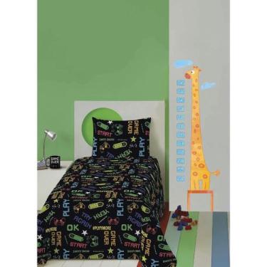 Imagem de Adesivo de Parede Infantil Para Quarto Girafa Régua Crescimento - JW S